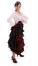 Jupe flamenco Triana K Noir