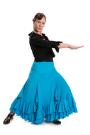 Jupe flamenco Triana FL Bleu taille S