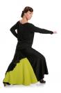 Jupe Flamenco Chaux Vert