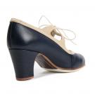 Chaussures Flamenco Candor Bleu/Beige