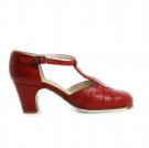 Chaussures Flamenco Clásico Español IV Rouge