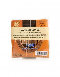 Cordes de guitare flamenco Conde 740 tension forte