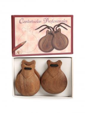 Castagnettes flamenco en bois palo santo