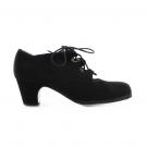 Chaussures Flamenco Antiguo Noir Suède