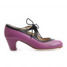 Chaussures Flamenco Candor Violet/Noir