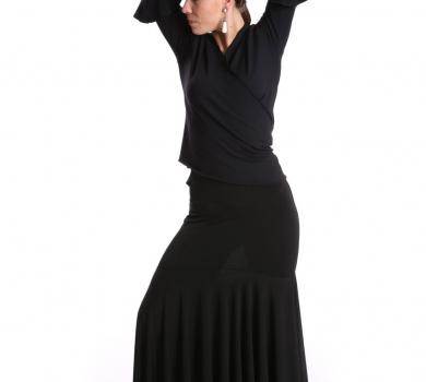 Flamenco Dance Skirt Black Intermezzo