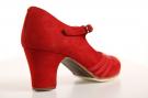Chaussures Flamenco Class Suède rouge