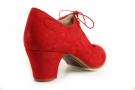 Chaussures Flamenco Angelito Rouge suède Ba