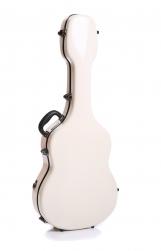 Eastman Étui fibre de verre pour guitare flamenco, blanc