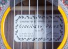 Graciliano Pérez guitare flamenca ovale